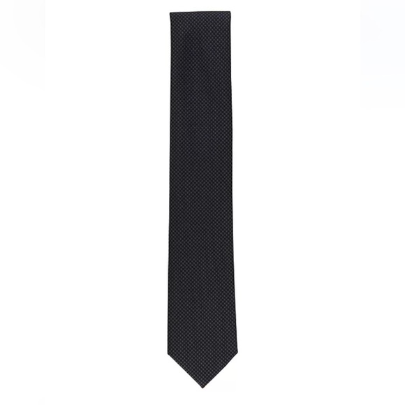 Alfani Men's Dove Slim Tie, Created for Macy's - Black - Picture 2 of 11